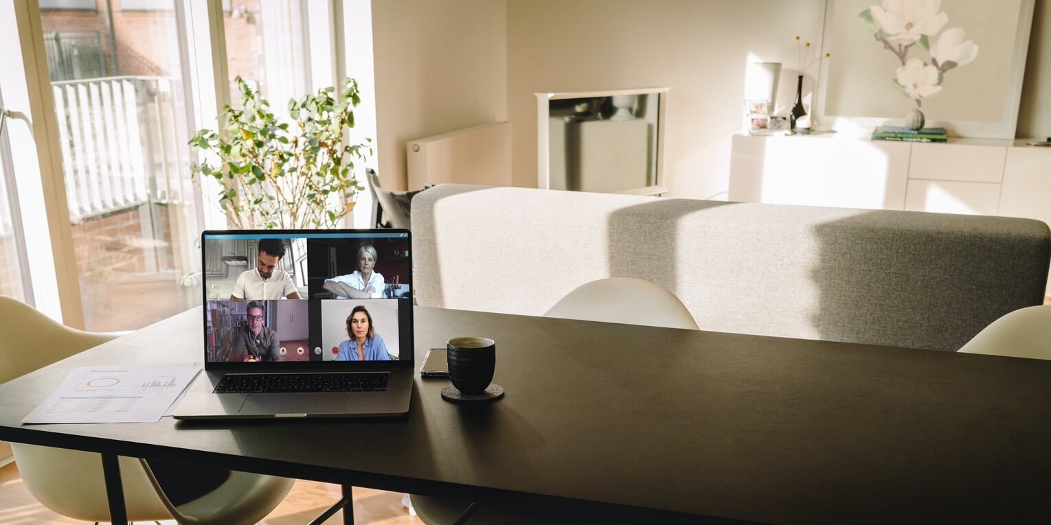 People using VoIP to connect together People using VoIP to connect together